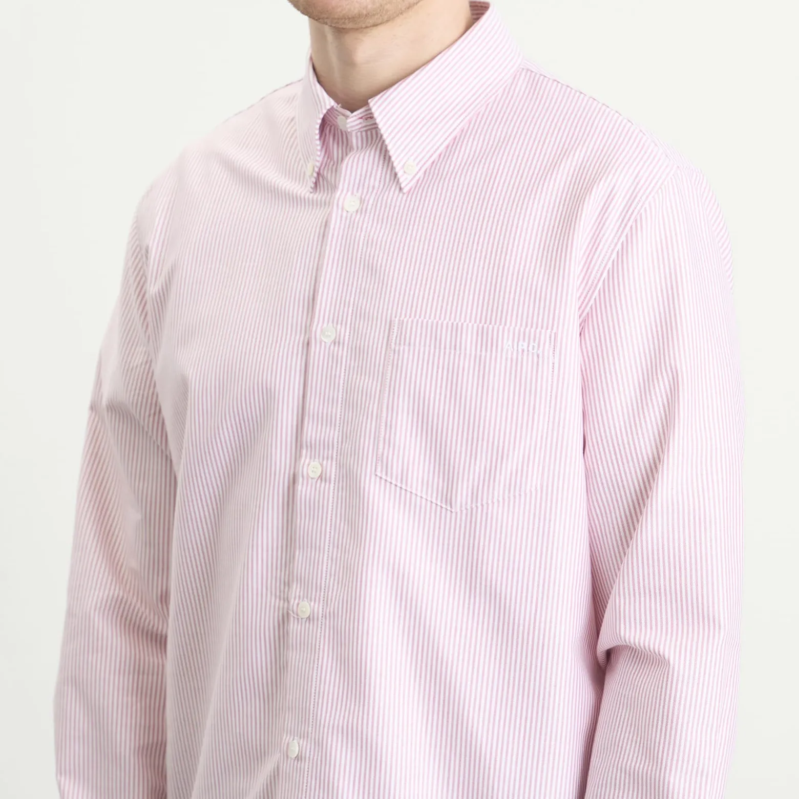 A.P.C. Button Down Stripe Shirt