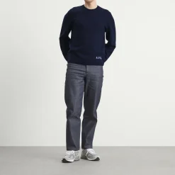 A.P.C. Edward Intarsia Knit Sweatshirt
