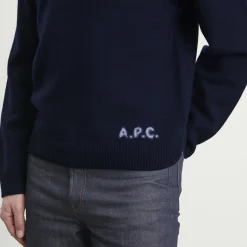 A.P.C. Edward Intarsia Knit Sweatshirt