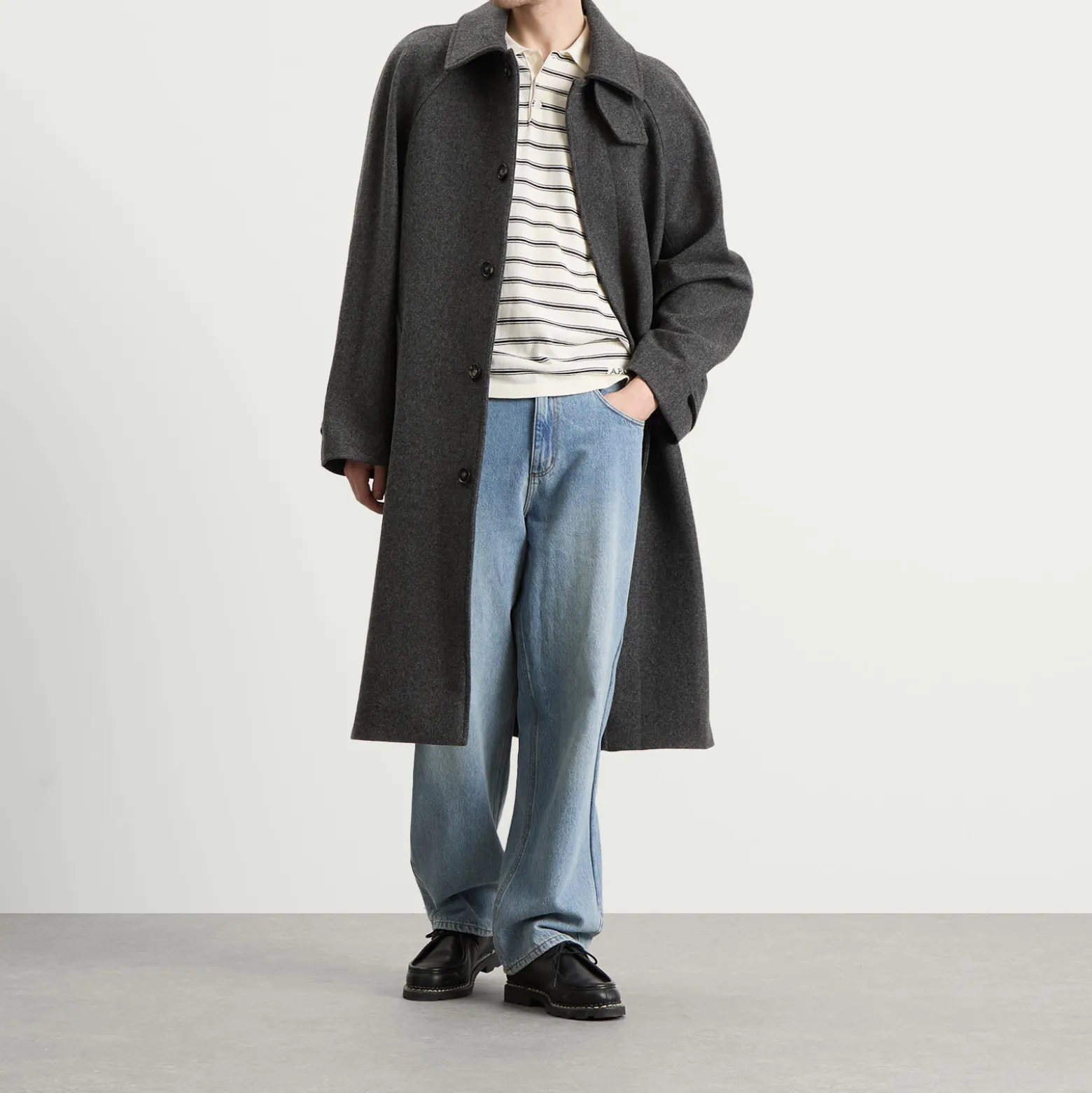 A.P.C. Manteau Raglan Sleeve Coat