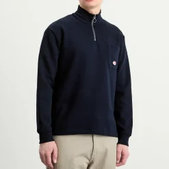 Armor-Lux Half Zip Pocket Sweatshirt
