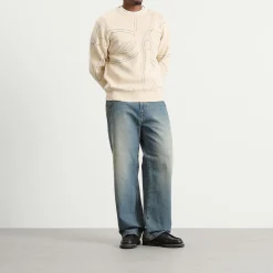 Arte All Over Circle Logo Knit Jumper