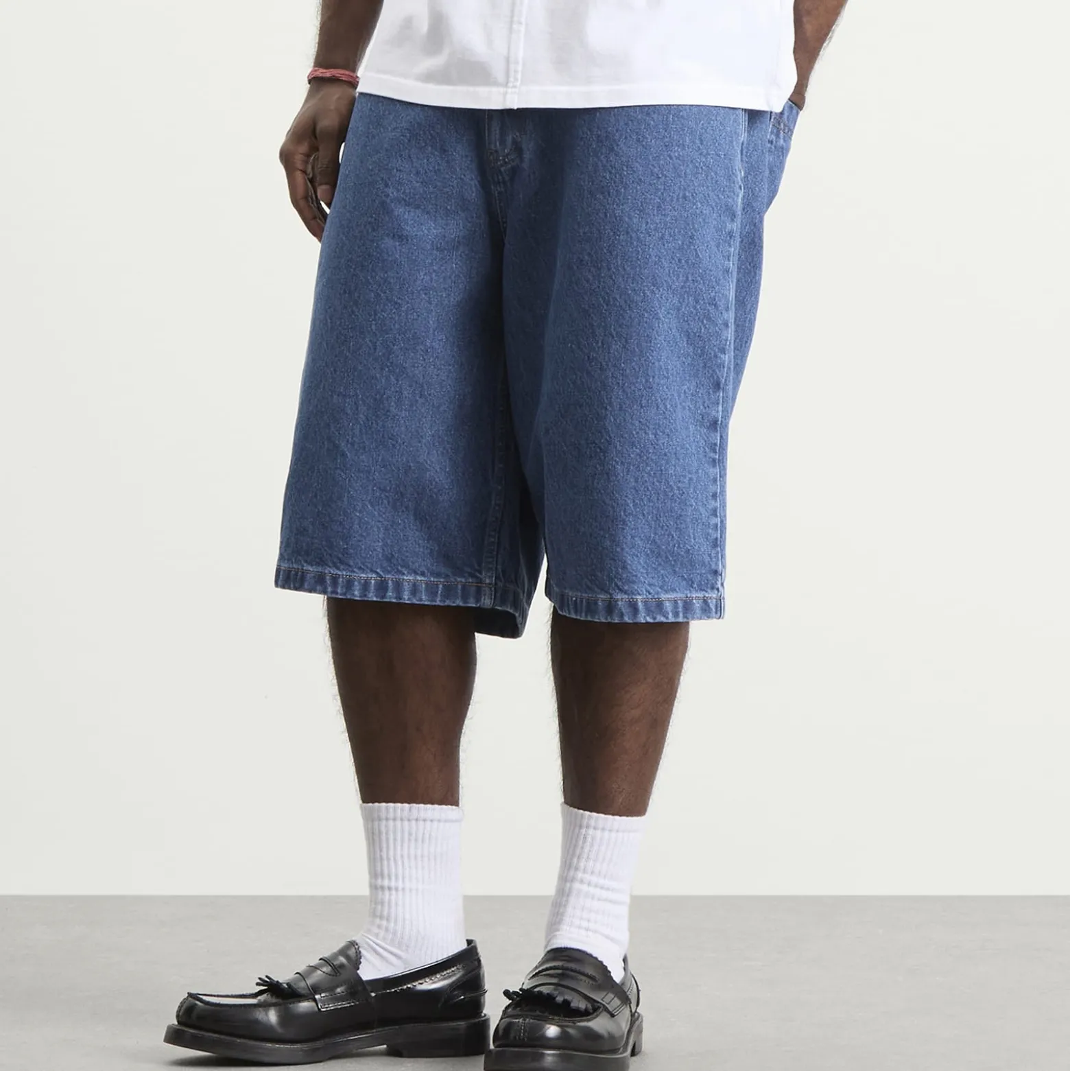 Arte Round Pocket Denim Shorts