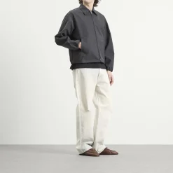 Auralee Bonded Tropical Wool Zip Blouson