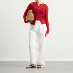 Auralee Cashmere Knit Cardigan