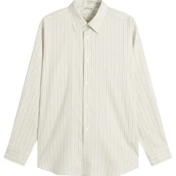 Auralee Cotton Silk Stripe Shirt