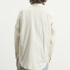 Auralee Cotton Silk Stripe Shirt