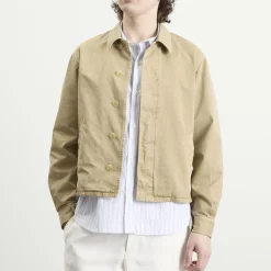 Auralee Garment-Dyed Finx Light Chino Blouson
