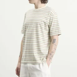 Auralee Gradient Stripe Jersey T-Shirt