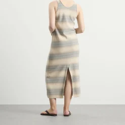Auralee Gradient Stripe Knit Dress