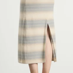 Auralee Gradient Stripe Knit Dress