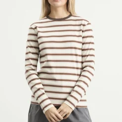 Auralee Gradient Stripe Long Sleeve T-Shirt