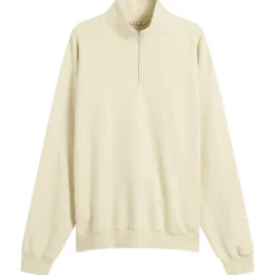 Auralee High Gauge Sweat Half Zip Jumper