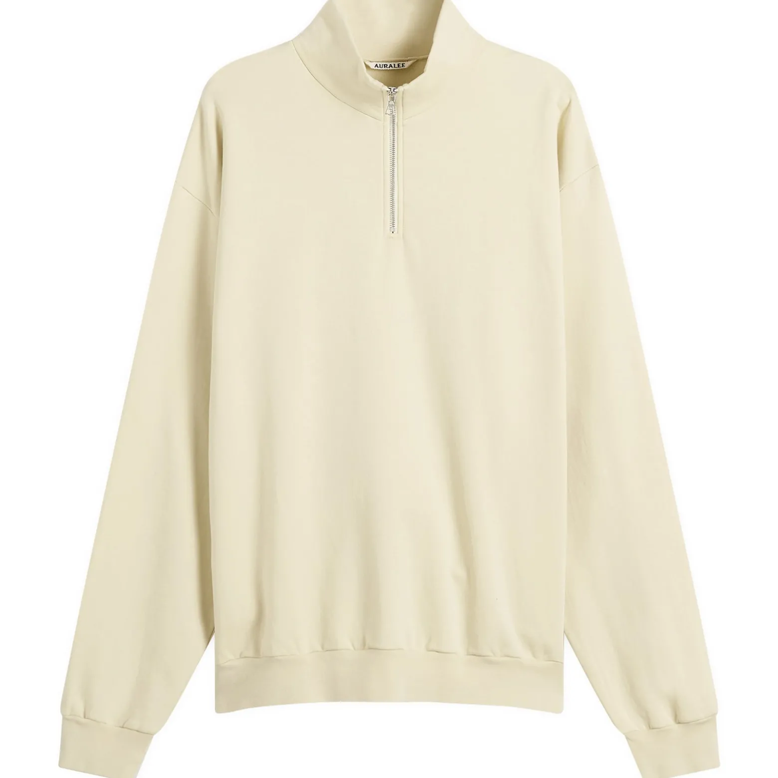 Auralee High Gauge Sweat Half Zip Jumper