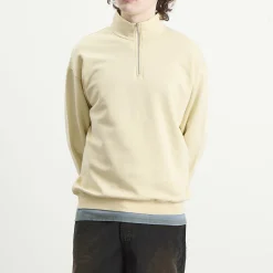 Auralee High Gauge Sweat Half Zip Jumper