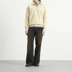 Auralee High Gauge Sweat Half Zip Jumper