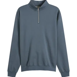 Auralee High Gauge Sweat Half Zip Jumper