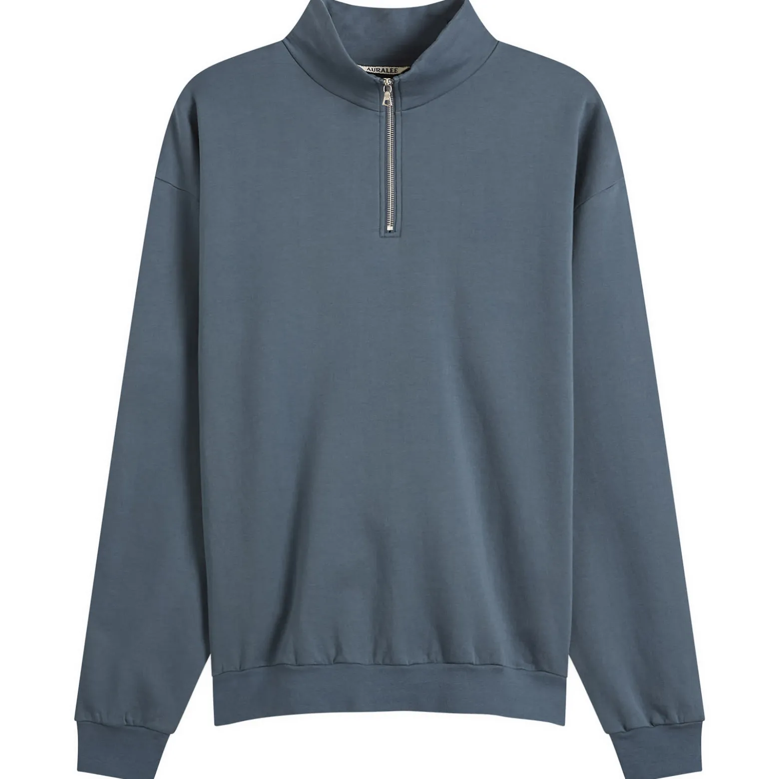 Auralee High Gauge Sweat Half Zip Jumper