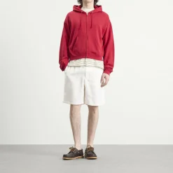 Auralee High Twist Zip Hoodie