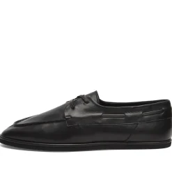 Auralee Leather Deck Shoes