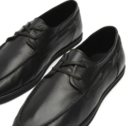 Auralee Leather Deck Shoes