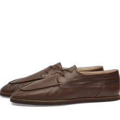 Auralee Leather Deck Shoes