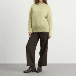 Auralee Mohair Knit Pullover