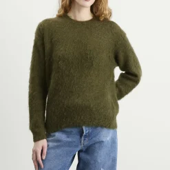 Auralee Mohair Knit Pullover