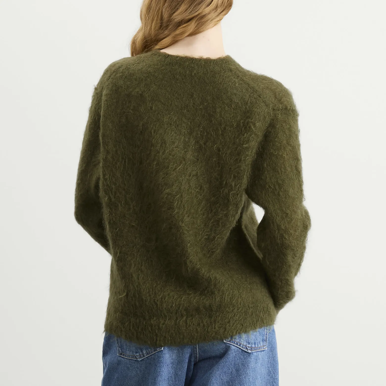 Auralee Mohair Knit Pullover