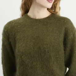 Auralee Mohair Knit Pullover