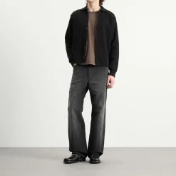 Auralee Rib Knit Cardigan
