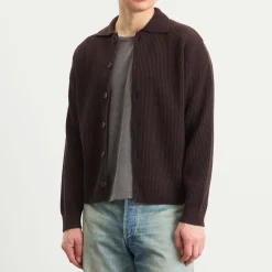 Auralee Rib Knit Cardigan