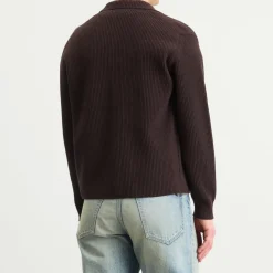 Auralee Rib Knit Cardigan