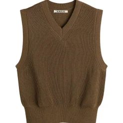 Auralee Rib Knit Vest