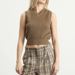 Auralee Rib Knit Vest