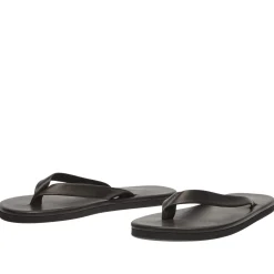 Auralee Soft Leather Flip-Flops