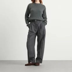 Auralee Soft Rib Knit Pullover