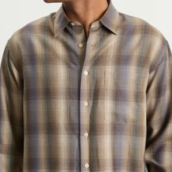 Auralee *Super Light Wool Check Shirt