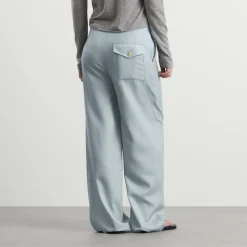 Auralee Wool Herringbone Cargo Pants