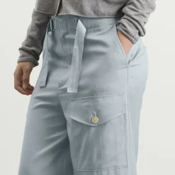 Auralee Wool Herringbone Cargo Pants