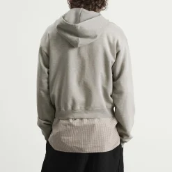 Auralee Zip Up Pima Hoodie