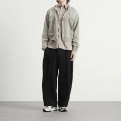 Auralee Zip Up Pima Hoodie