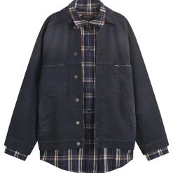Balenciaga Double Layer Patched Shirt Jacket