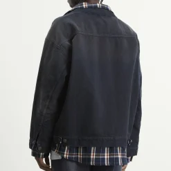 Balenciaga Double Layer Patched Shirt Jacket
