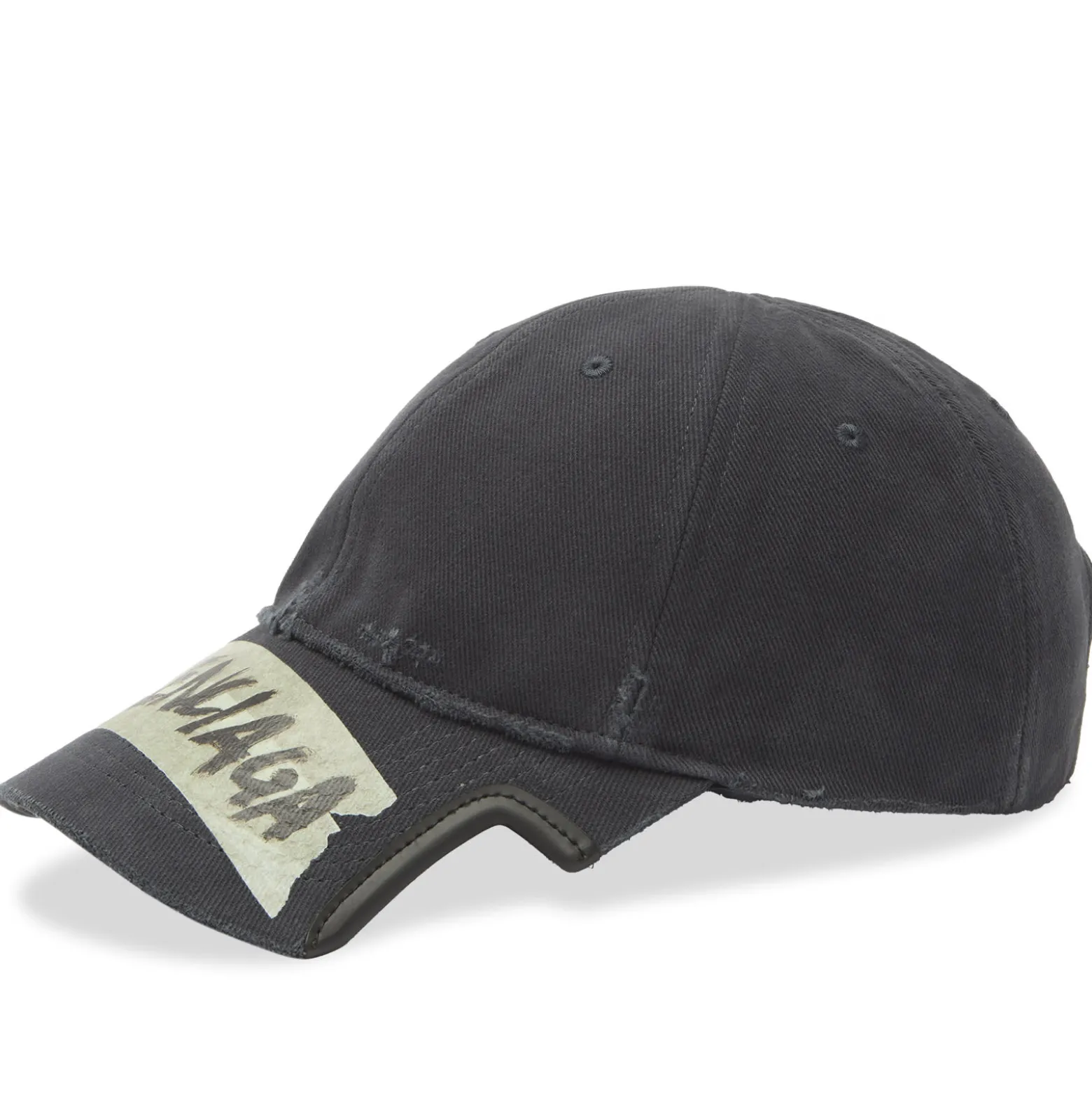 Balenciaga Faded Washed Black Cap