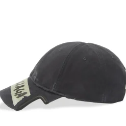 Balenciaga Faded Washed Black Cap