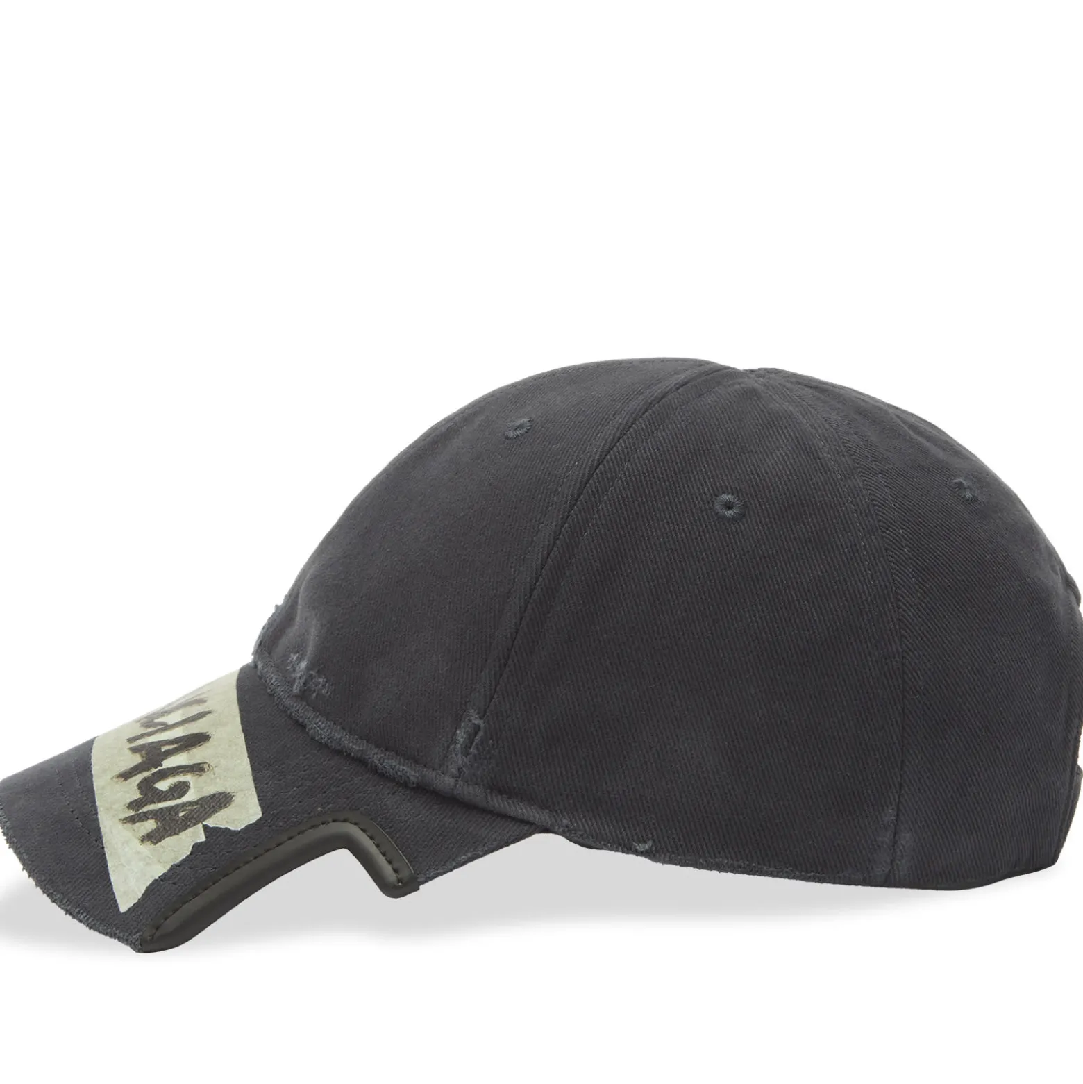 Balenciaga Faded Washed Black Cap