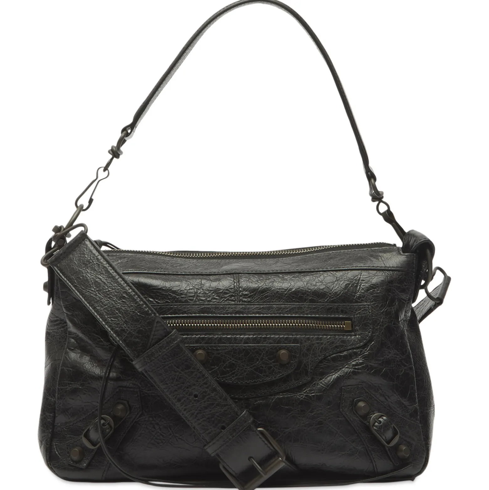 Balenciaga Le City Moto Leather Bag