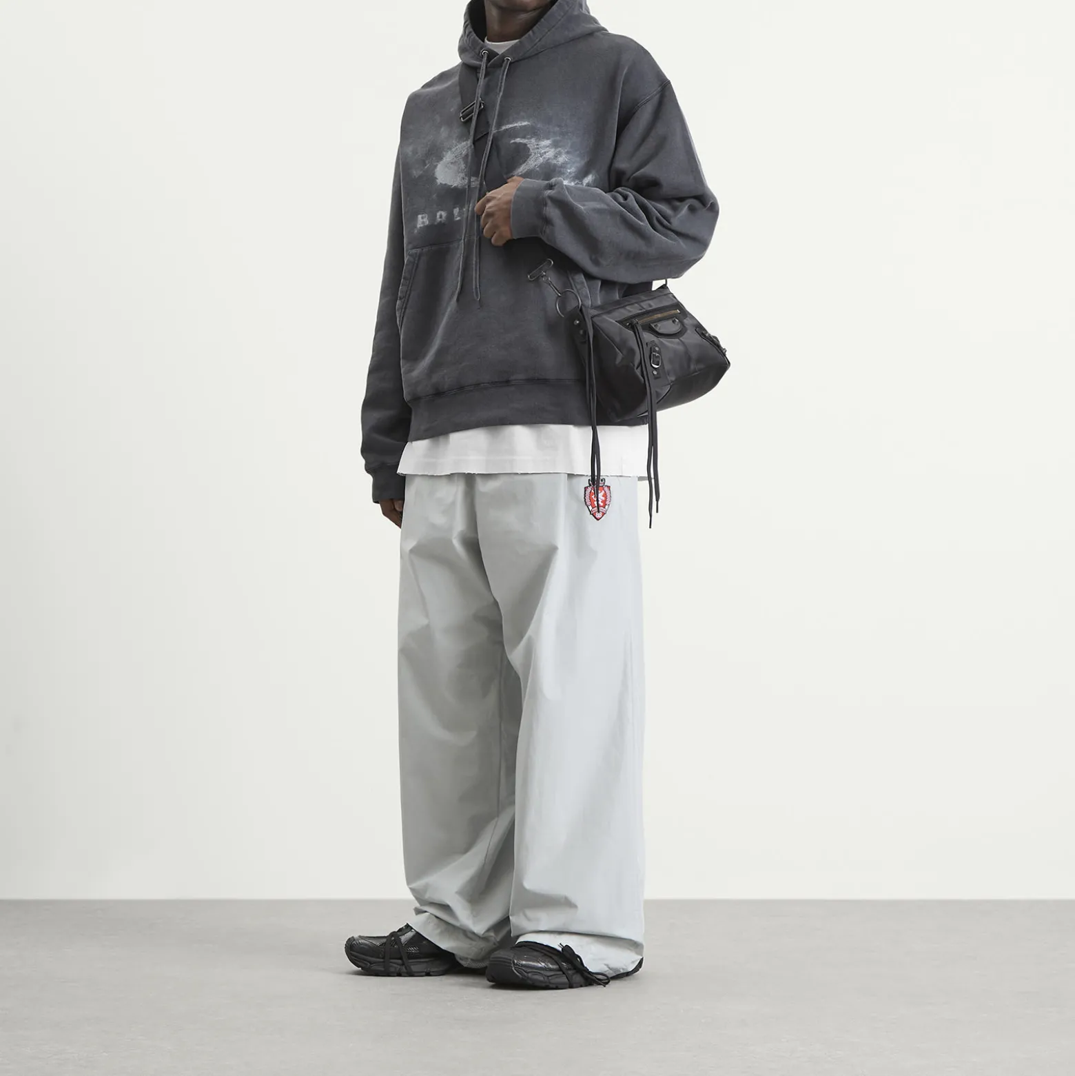 Balenciaga Le City Moto Nylon Bag