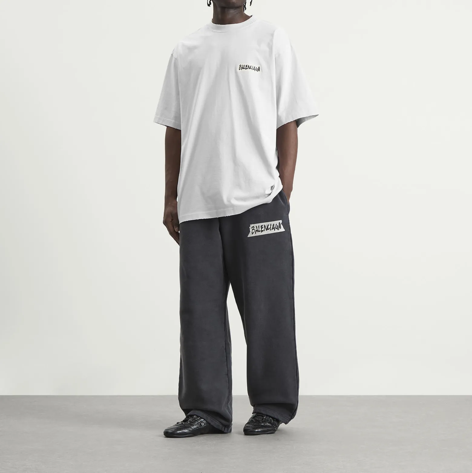 Balenciaga Masking Tape Baggy Pants